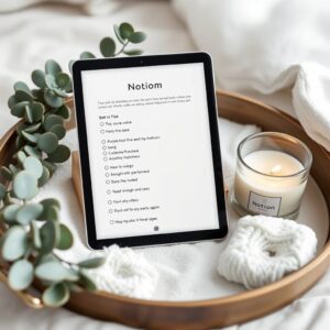 Self-Care Ritual Planner